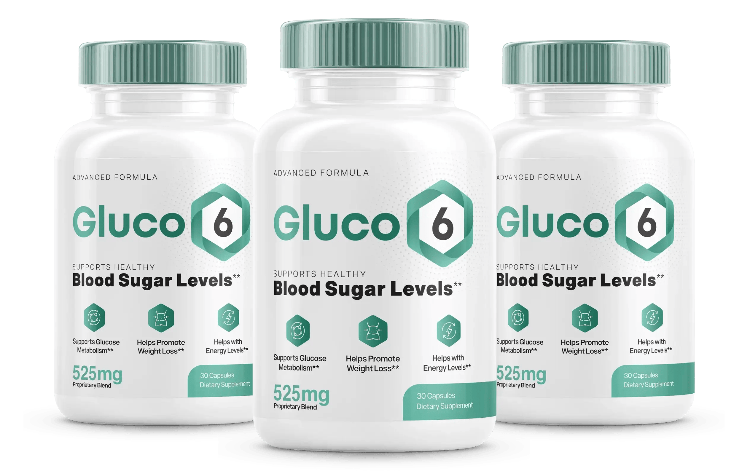 gluco6 3 bottle